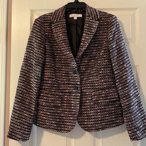 Pink and black jacket